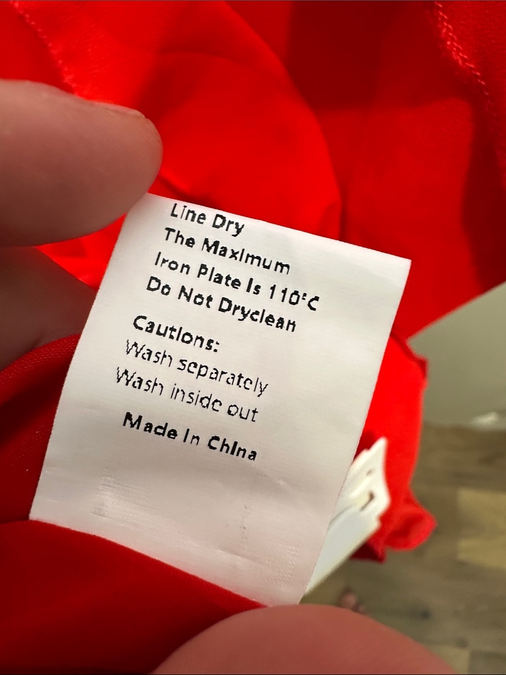 Commense Red Ruffle Tier Maxi Dress (101) - Picture 5 of 5